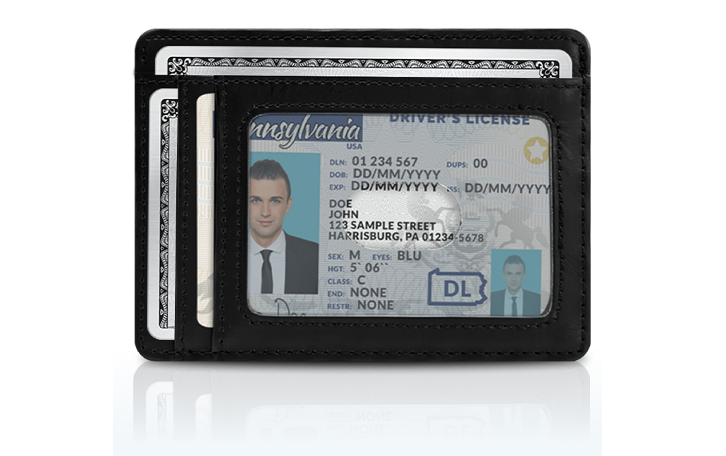 airtag cardholder wallet for men with ID slot