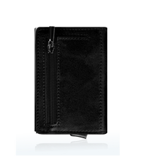 Thumbnail for trifold airtag wallet with zipper coin pouch
