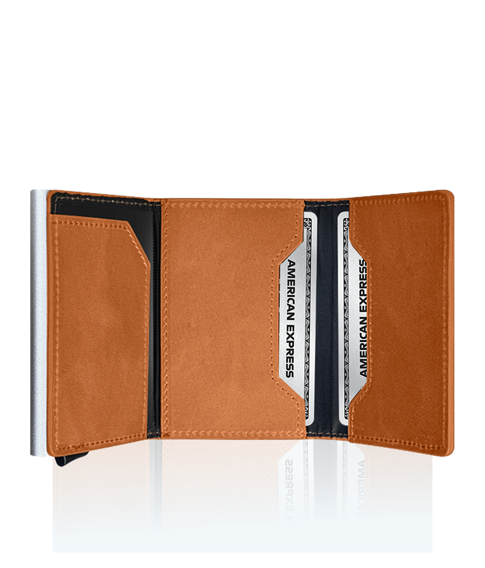 trifold inside airtag wallet with 3 additional pockets