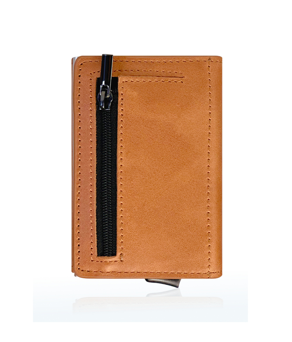 airtag wallet for men with zipper pouch for coins